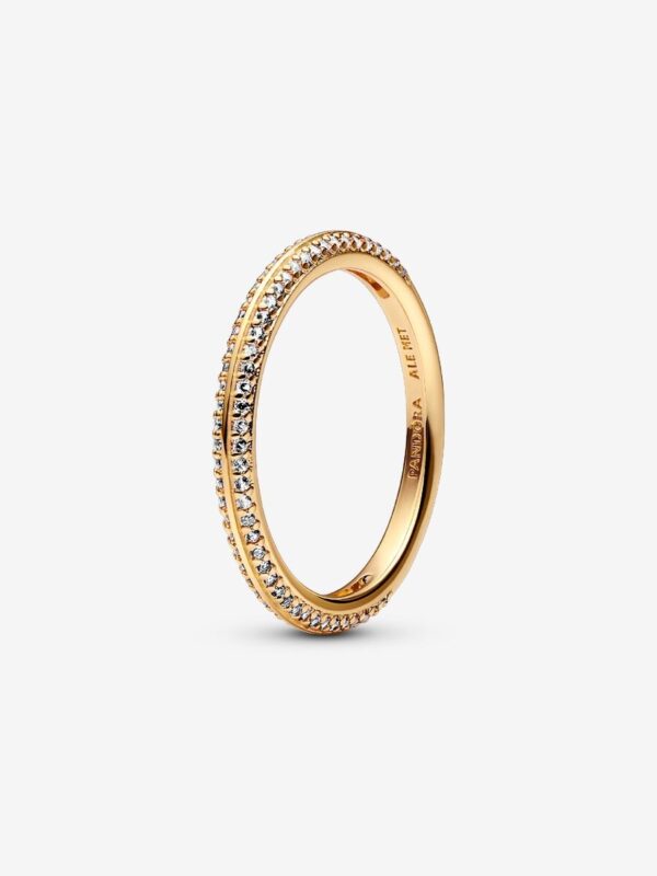 169679C01_RGB Originale Pandora 169679C01 62 Misura Argento Sterling 925 Anello Pietre Luminose Pandora ME 14k oro placcato