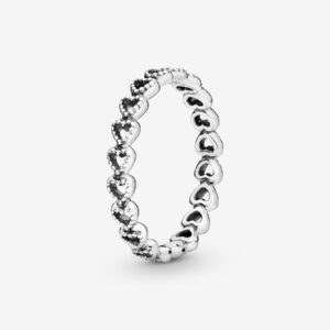 190980_RGB Originale Pandora 190980 50 Misura Argento Sterling 925 Anello Fascia di Cuori