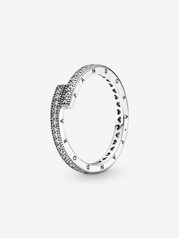 199491C01_RGB Originale Pandora 199491C01 56 Misura Argento Sterling 925 Anello Spirale Luminosa
