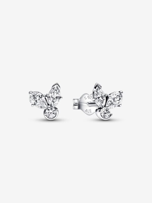 292406C01_RGB Originale Pandora 292406C01 Argento Sterling 925 Orecchini Herbarium Petali Luminosi