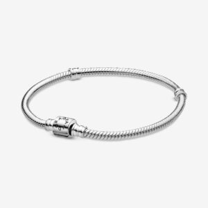 Originale Pandora 598816C00 17 Misura Argento Sterling 925 Bracciale Moments con Chiusura a Barile Piccolo