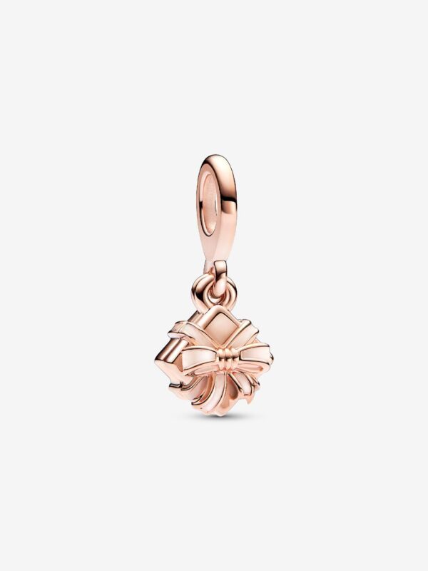 782591C01_RGB Originale Pandora 782591C01 Argento Sterling 925 Charm Pendente Regalo "Happy Birthday" Placcatura in Oro Rosa 14k