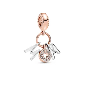 788828C01-1.jpg Originale Pandora 788828C01 Argento Sterling 925 Charm pendente Mamma rose