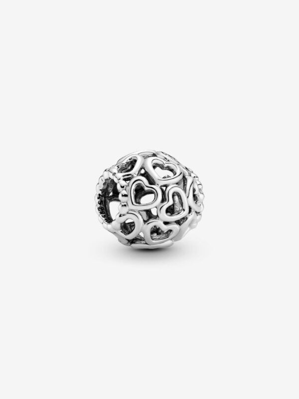 Originale Pandora 790964 Argento Sterling 925 Charm Openwork Apri il tuo Cuore