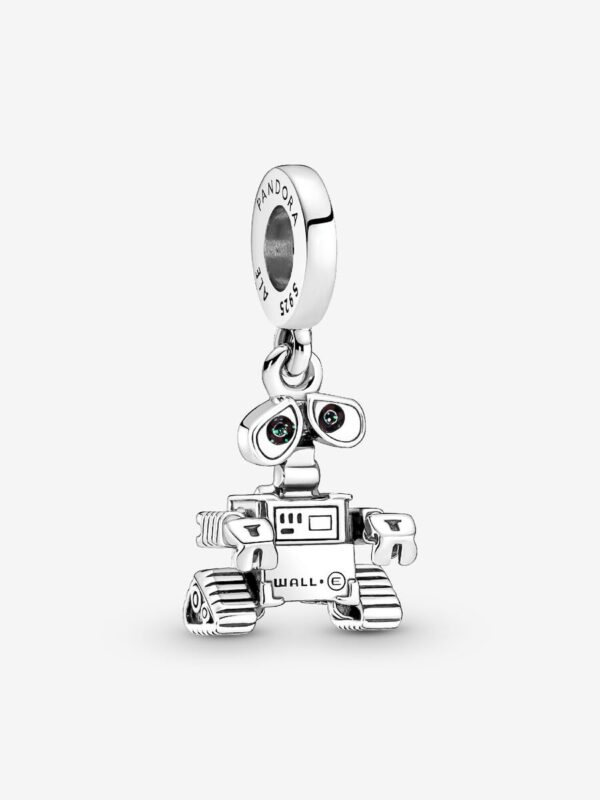 792030C01_RGB Originale Pandora 792030C01 Argento Sterling 925 Charm Pixar, Charm Pendente Wall-E