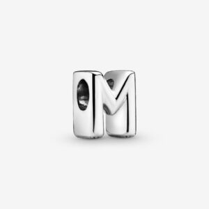 Originale Pandora 797467 Argento Sterling 925 Charm Ciondolo Lettera M
