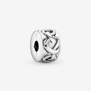 Originale Pandora 798035 Argento Sterling 925 Clip Cuori Intrecciati