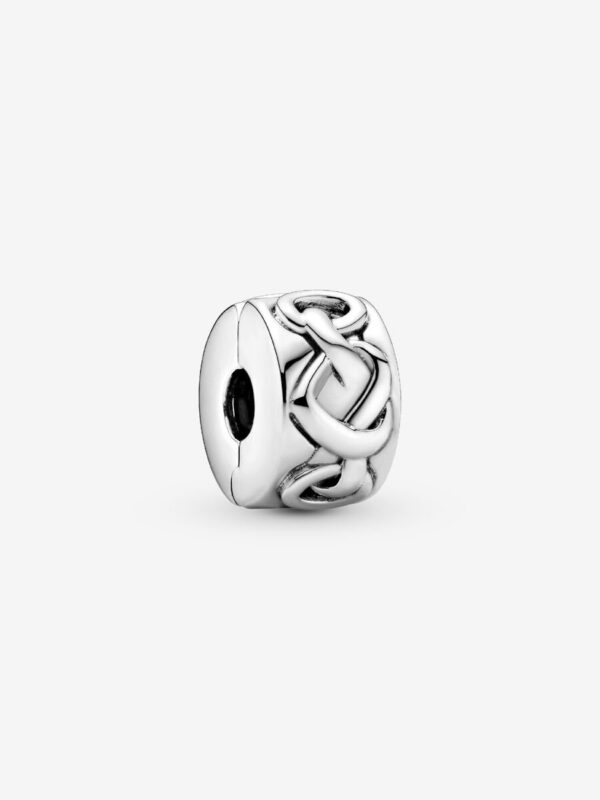 Originale Pandora 798035 Argento Sterling 925 Clip Cuori Intrecciati