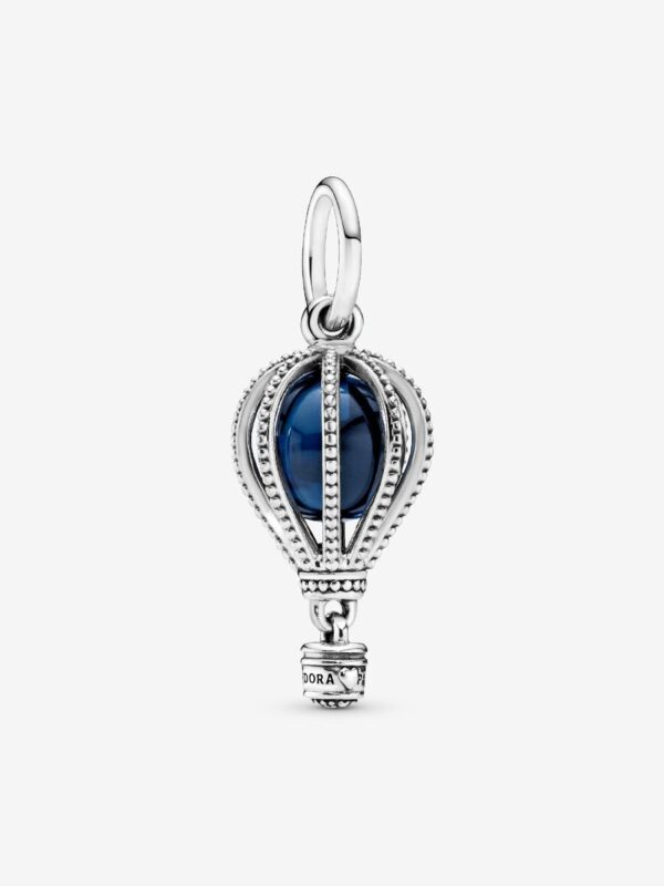 Originale Pandora 798064NMB Argento Sterling 925 Charm Pendente Mongolfiera Blu