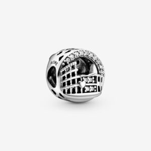 798923C01_RGB Originale Pandora 798923C01 Argento Sterling 925 Charm Openwork stile Colosseo di Roma