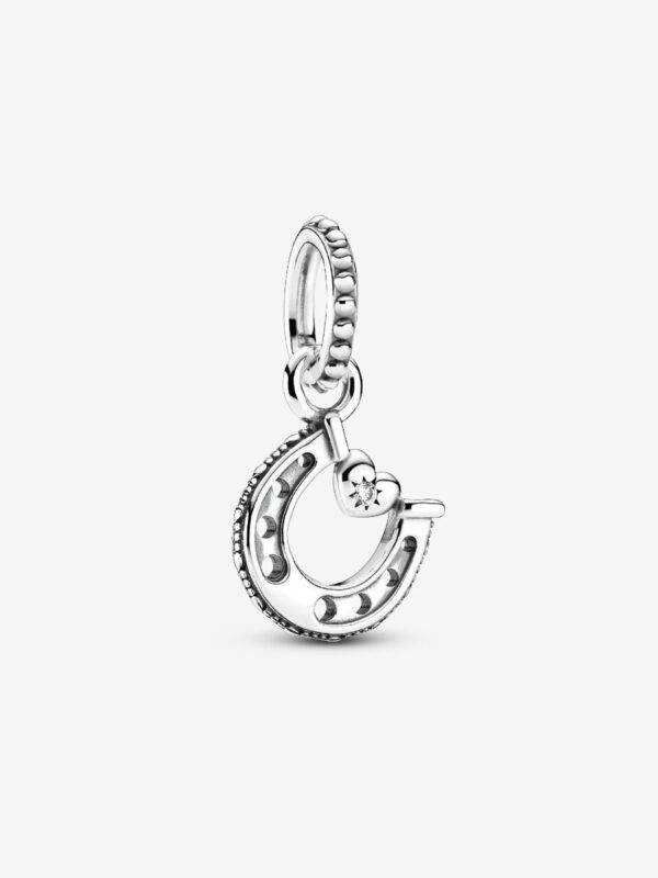 799157C01_RGB Originale Pandora 799157C01 Argento Sterling 925 Charm Pendente Ferro di Cavallo