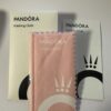 Pandora originale polishing cloth , stoffa per pulire argento sterling 925 e oro
