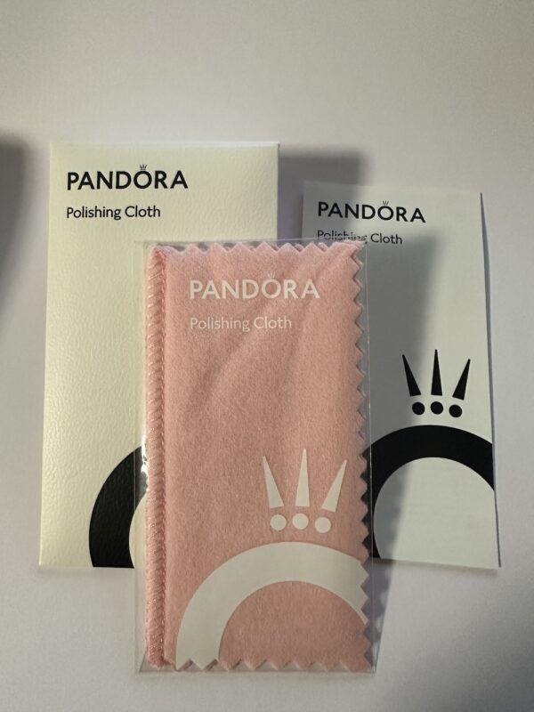 Pandora originale polishing cloth , stoffa per pulire argento sterling 925 e oro